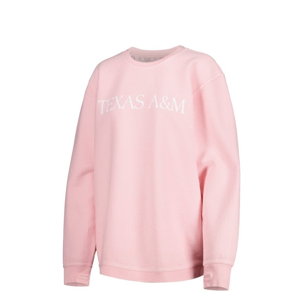 Texas A&M Aggies NWT Oversized SMALL Pressbox Cords Pullover Crewneck Sweatshirt